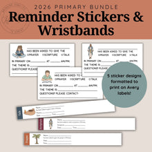 Load image into Gallery viewer, Old Testament 2026 Complete Primary Bundle + Bulletin Board