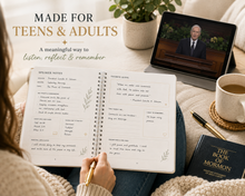 Load image into Gallery viewer, General Conference Journal – Notes, Reflections & Inspiration | Conference Notebook for Adults & Teens