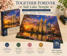 Load image into Gallery viewer, Together Forever – 335-Piece Progressive Family Puzzle | Large-to-Small Pieces for All Ages (Copy) (Copy)