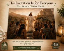 Load image into Gallery viewer, Christ Visits the Americas – 335-Piece Progressive Family Puzzle | Large-to-Small Pieces for All Ages (Copy)
