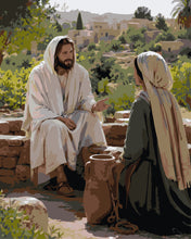 Load image into Gallery viewer, Jesus at the Well | Paint by Number Kit