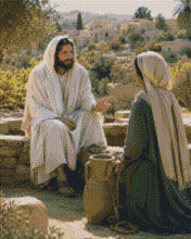 Load image into Gallery viewer, Jesus at the Well | Diamond Painting