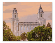 Load image into Gallery viewer, Manti Utah Temple | Paint By Numbers Kit