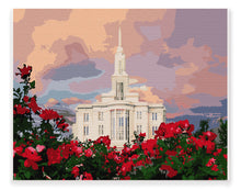 Load image into Gallery viewer, Payson Utah Temple | Paint By Numbers Kit