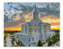 Load image into Gallery viewer, Pocatello Idaho Temple | Paint By Numbers Kit