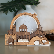 Load image into Gallery viewer, Easter Creche Countdown | Light-Up + Music Display

