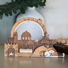 Load image into Gallery viewer, Easter Creche Countdown | Light-Up + Music Display
