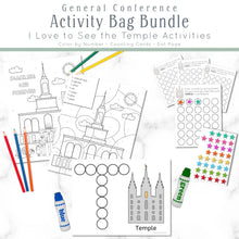 Load image into Gallery viewer, Printable General Conference Activity Bag Bundle | Instant Download
