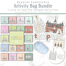 Load image into Gallery viewer, Printable General Conference Activity Bag Bundle | Instant Download
