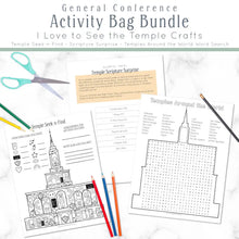 Load image into Gallery viewer, Printable General Conference Activity Bag Bundle | Instant Download
