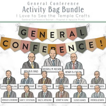 Load image into Gallery viewer, Printable General Conference Activity Bag Bundle | Instant Download
