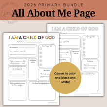 Load image into Gallery viewer, Old Testament 2026 Complete Primary Bundle + Bulletin Board
