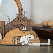 Load image into Gallery viewer, Easter Creche Countdown | Light-Up + Music Display
