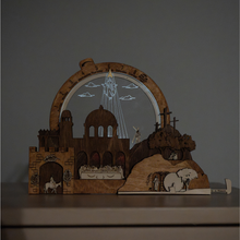 Load image into Gallery viewer, Easter Creche Countdown | Light-Up + Music Display

