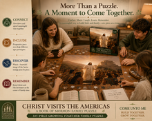 Load image into Gallery viewer, Christ Visits the Americas – 335-Piece Progressive Family Puzzle | Large-to-Small Pieces for All Ages (Copy)
