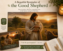 Load image into Gallery viewer, The Good Shepherd – 335-Piece Progressive Family Puzzle | Large-to-Small Pieces for All Ages
