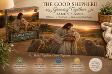 Load image into Gallery viewer, The Good Shepherd – 335-Piece Progressive Family Puzzle | Large-to-Small Pieces for All Ages
