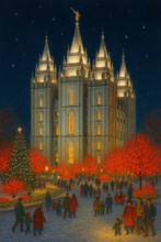 Load image into Gallery viewer, Christmas Time in Salt Lake City | Diamond Painting
