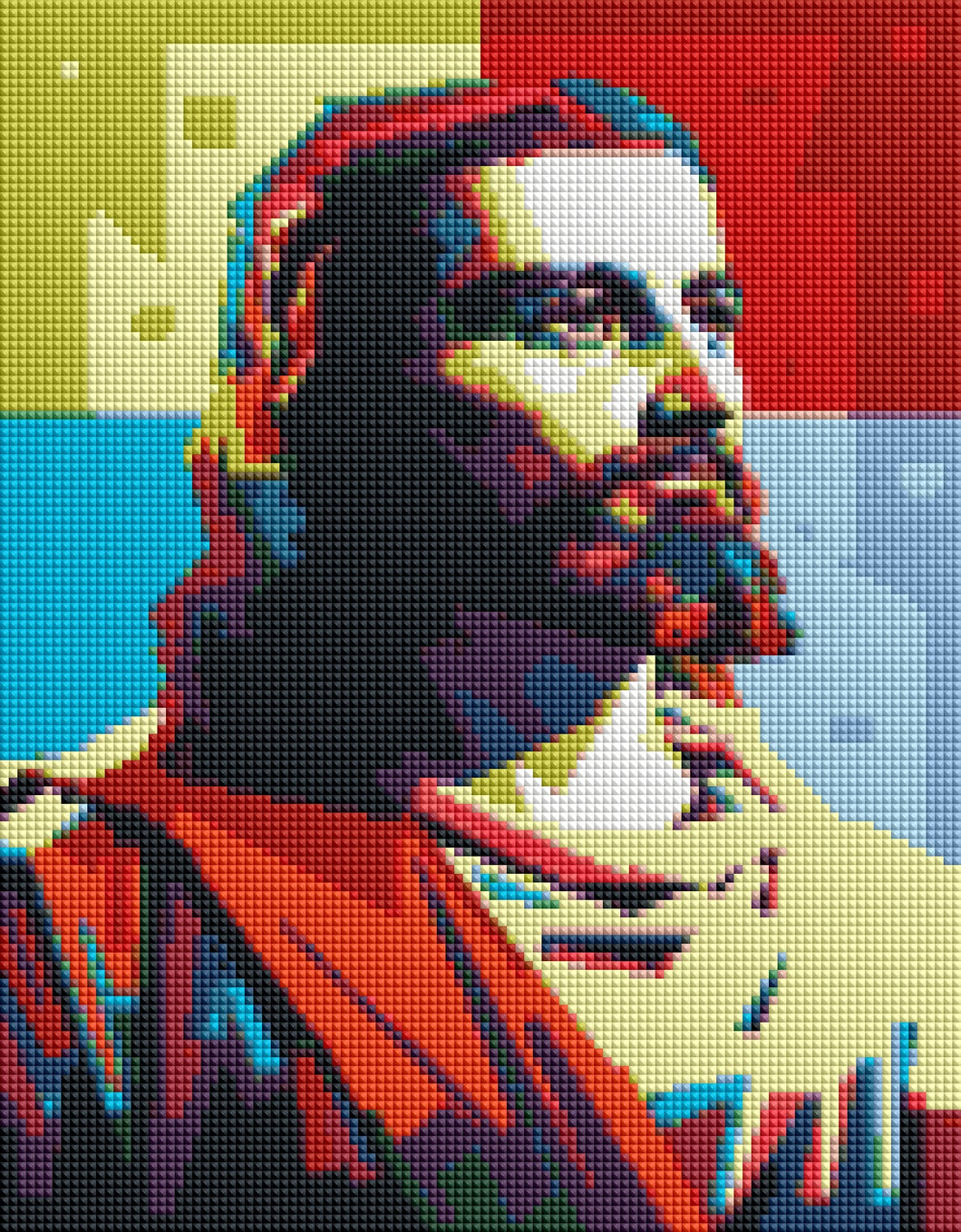 Colorful Christ | Diamond Painting