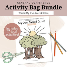 Load image into Gallery viewer, Printable General Conference Activity Bag Bundle | Instant Download | Spring 2025
