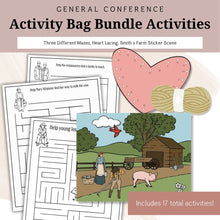 Load image into Gallery viewer, Printable General Conference Activity Bag Bundle | Instant Download | Spring 2025
