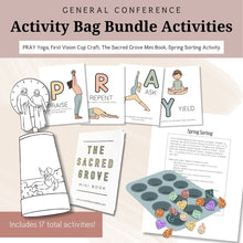 Load image into Gallery viewer, Printable General Conference Activity Bag Bundle | Instant Download | Spring 2025
