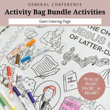 Load image into Gallery viewer, Printable General Conference Activity Bag Bundle | Instant Download | Spring 2025
