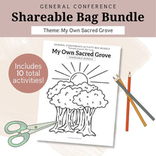 Load image into Gallery viewer, Printable General Conference Activity Bag Bundle | Instant Download | Spring 2025
