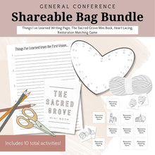 Load image into Gallery viewer, Printable General Conference Activity Bag Bundle | Instant Download | Spring 2025
