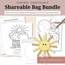 Load image into Gallery viewer, Printable General Conference Activity Bag Bundle | Instant Download | Spring 2025
