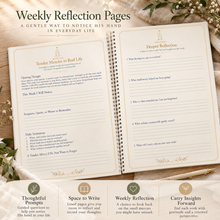 Load image into Gallery viewer, Tender Mercies &amp; Real Life – 12-Week LDS Gratitude Journal | Guided Christian Journal for Latter-day Saint Adults
