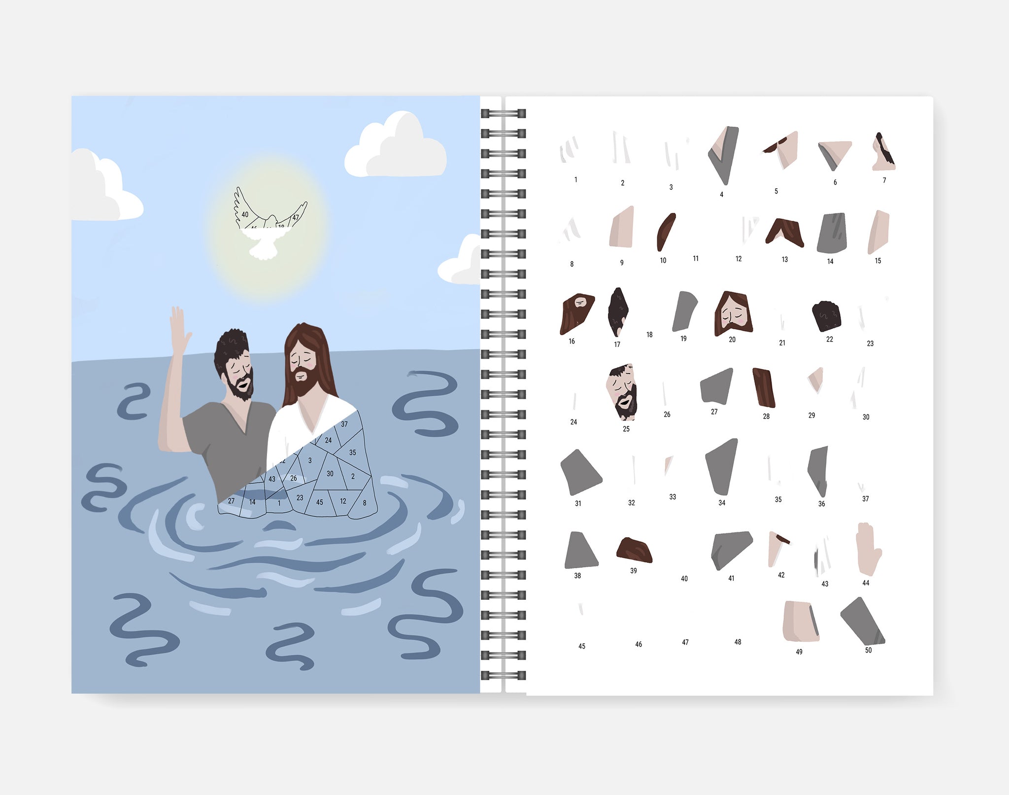 Sticker By Number Book - New Testament – LDS Paint By Numbers