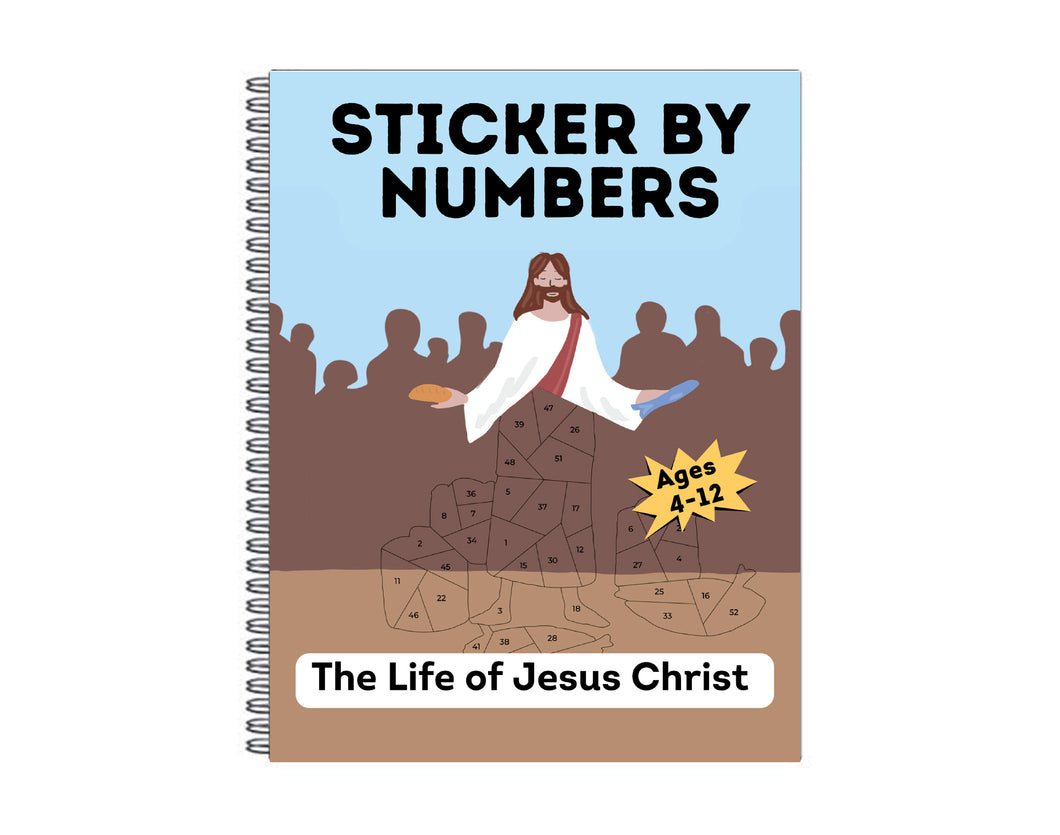Sticker By Number Book - New Testament